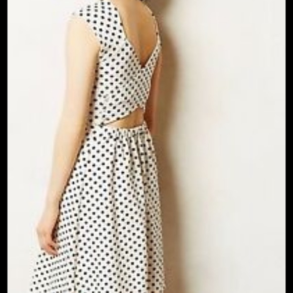 Anthropologie Polka Dot Dress - Picture 5 of 5